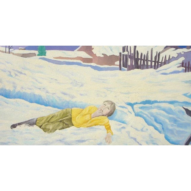 Original Oil on Canvas by Gianmarco Montesano. Very good conditions. Ref: - Cat. ''Guardando il cielo'', Galleria Monti,...