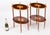 Vintage Occasional Tables in Flame Mahogany and Satin Wood, Set of 2 For Sale - Image 13 of 14