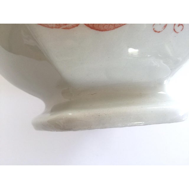 Large Mason’s Ironstone Ceramic Pitcher Jug in Chinese Dragon Pattern For Sale - Image 11 of 13