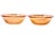 Traditional Marigold Glass Bowls - Pair For Sale - Image 3 of 3
