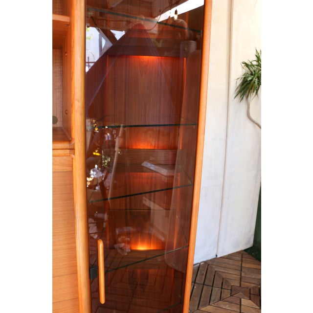 Danish Modern Teak 5-Piece Entertainment / Wall Unit — 1970s For Sale - Image 14 of 18