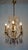 Metal 24K Gold-Plated Brass and Lead Crystal Chandelier, 1970s For Sale - Image 7 of 16