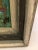 Green Abstract Painting in Distressed Vintage Frame For Sale - Image 8 of 12