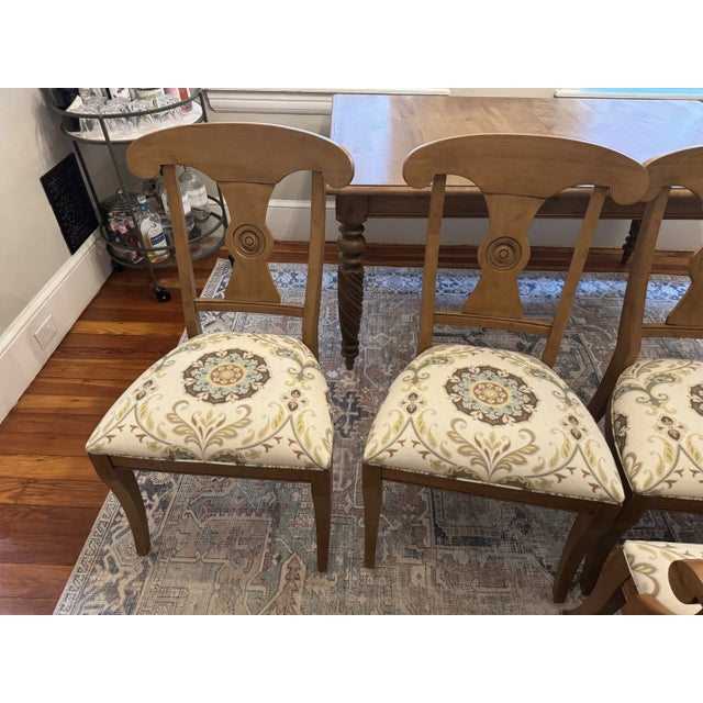 Ethan Allen Dining Room Set of 7 Chairish