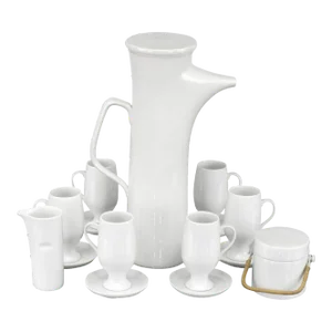 LaGardo Tackett "Forma" Series Coffee/Tea Service with Sugar Bowl and Creamer - 15 Pieces