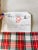 Vintage Ashley Manor Pair of Red, White and Green Plaid Slipper Side Chairs For Sale - Image 6 of 12