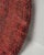 1970s Vintage Turkish Oushak Handmade Wool Cotton Red Area Rug For Sale - Image 10 of 11