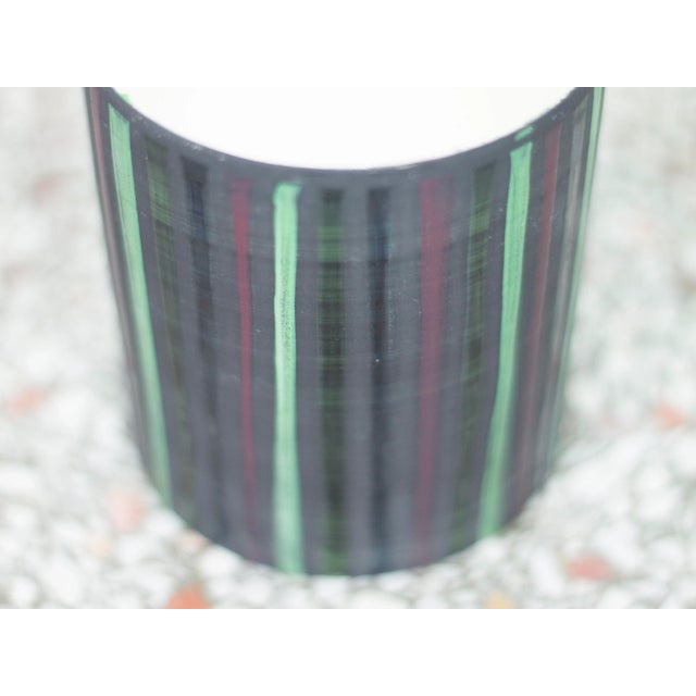 Ceramic Small Ceramic Vase by Ettore Sottsass for Bitossi For Sale - Image 7 of 13