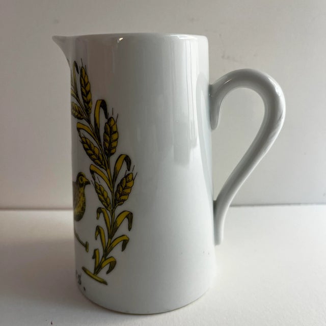 Vintage d'Auteuil Porcelain France Quail Creamer For Sale - Image 4 of 8