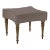 Calypso Stool, Tabor Gray Velvet For Sale