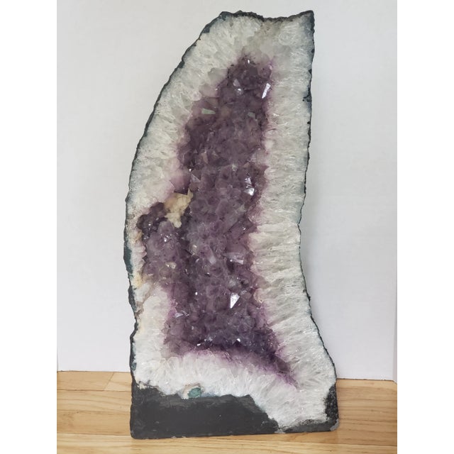 Natural Amethyst Crystal Cathedral Geode For Sale In Philadelphia - Image 6 of 6