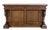 19th Century Spanish Renaissance Style Carved Walnut Wall Console With Three Drawers For Sale