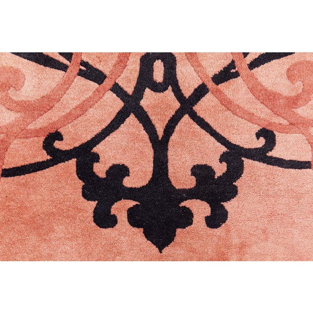 Art Deco Chinese Art Deco Rug with Dramatic Curvilinear Motif Doris Leslie Blau For Sale - Image 3 of 7