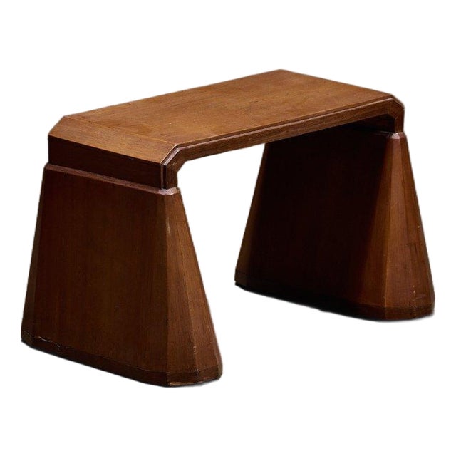Czech Art Deco Stool, Ca. 1920 For Sale