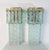 A pair of large and heavy set wall sconces handmade in murano glass as well as structures custom made for this particular...
