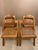Tan Vintage Italian Iva Chairs by Roberto Pamio and Renato Toso for Stilwood, 1970s, Set of 4 For Sale - Image 8 of 9