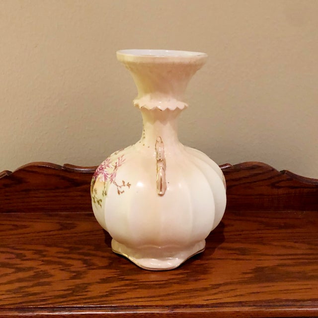 Antique Robert Hanke Austrian Hand Painted Vase For Sale - Image 4 of 9