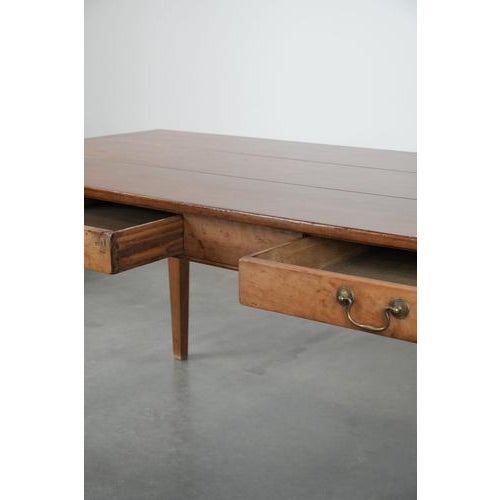 French Dining Table in Cherry Wood For Sale - Image 9 of 15
