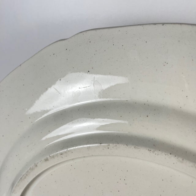 Ceramic Vintage Round Platter from Villeroy & Boch, 1920s For Sale - Image 7 of 10