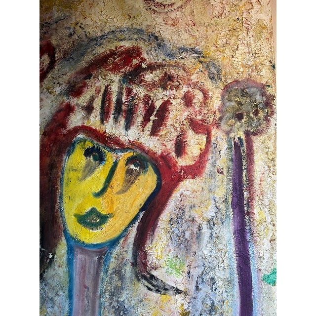 Abstract Expressionism 1990s Overscale Original Painting by Artist Matt Lamb For Sale - Image 3 of 5