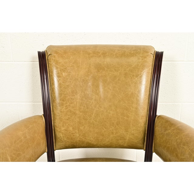 Barbara Barry for Baker Furniture Modern Regency Lounge Chair For Sale In South Bend - Image 6 of 14