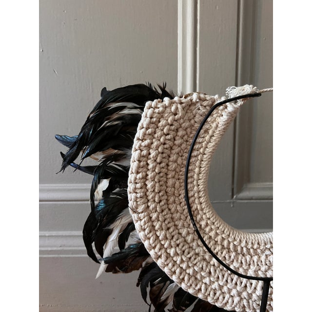 Contemporary Decorative Primary Necklace With Shells & Stand For Sale - Image 4 of 6
