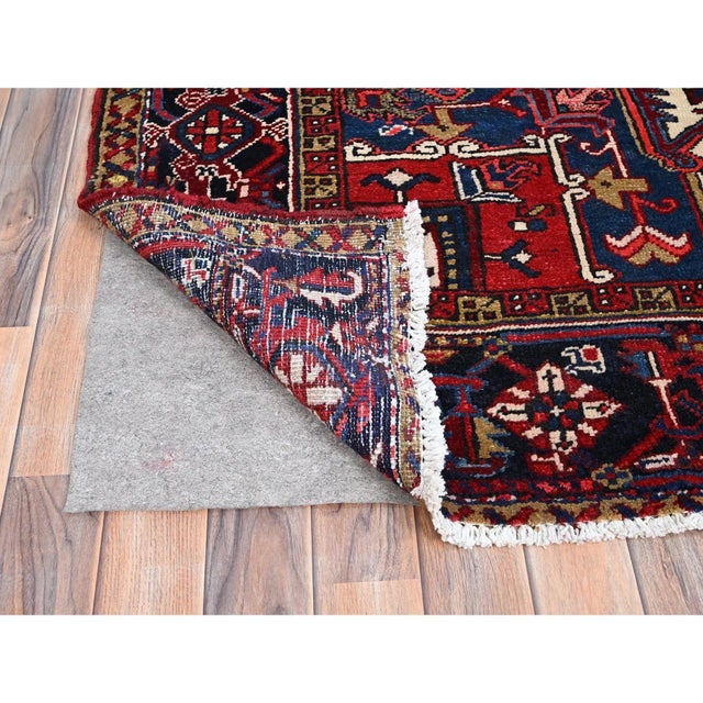 1960s Red Semi Antique Persian Rug For Sale In New York - Image 6 of 12