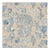 Sample - Schumacher Animalia Fabric in Blue & Natural For Sale