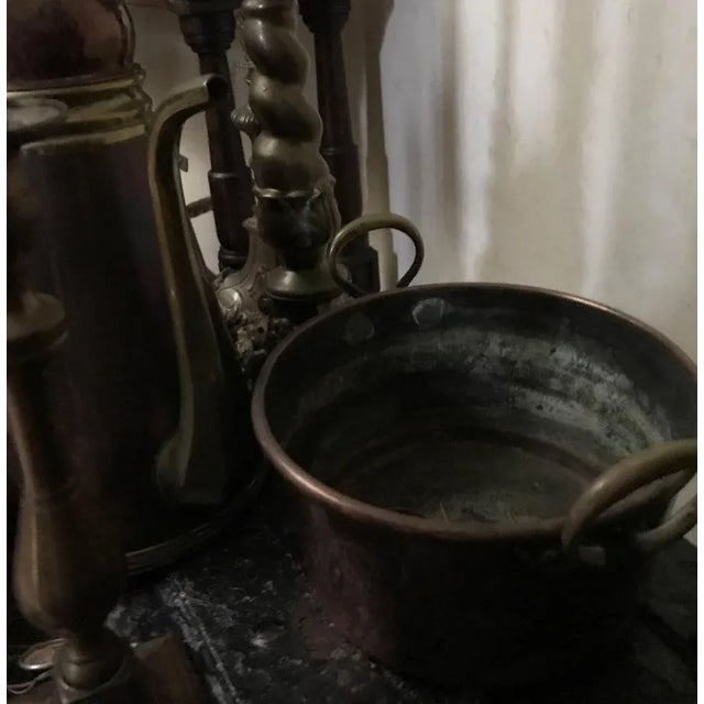 Candleholders, Cooking Pot & Warmholder Crucifix Coffeepot, 1800s, Set of 11 For Sale - Image 9 of 11