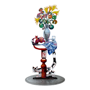 David Gerstein, Huge Pop Art Sculpture Painting Bright Vibrant Colors Israeli Dudu Gerstein