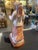 1990s Native American Raspberry Alabaster Sculpture of Woman by Tim Washburn For Sale - Image 4 of 8