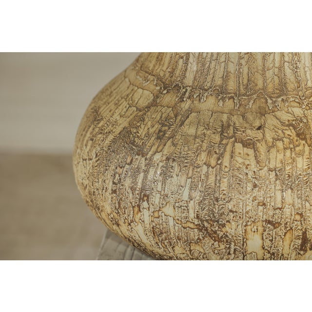 "About the Item This large artisan ceramic vase is a powerful example of studio pottery, defined by its generous...