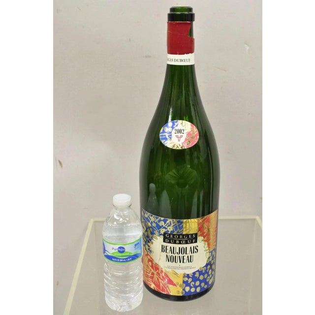 Vintage 2002 George Duboeuf Beaujolais Nouveau Vtg Display Dummy Wine Champagne Bottle. Circa Late 20th Century....