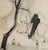 Germaine Hageman, Idyllic Landscape with Ox and Figures, 1940s, Pencil and Gouache on Paper, Framed For Sale - Image 4 of 17
