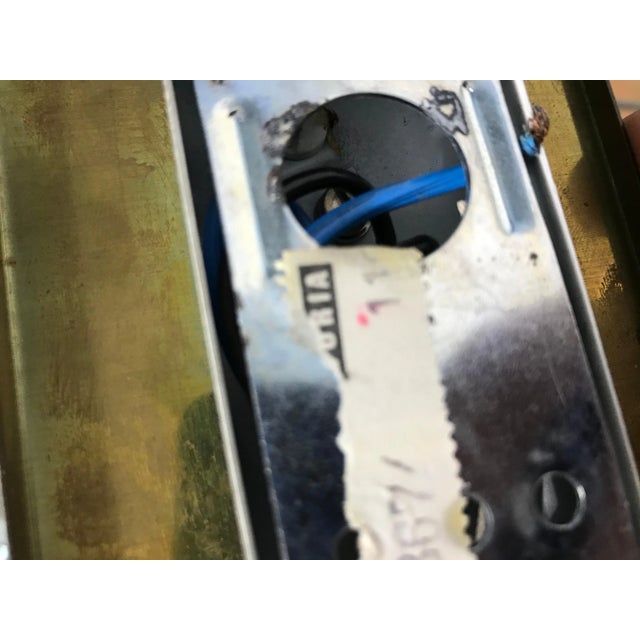 Brass 1960s Mid-Century Brass and Glass Wall Lamps by Doria - a Pair For Sale - Image 8 of 9