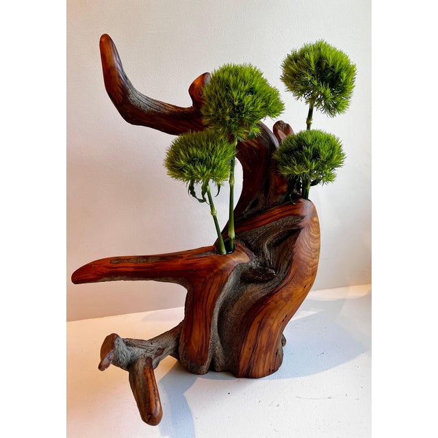 Juniper Wood Bud Vase For Sale - Image 4 of 12