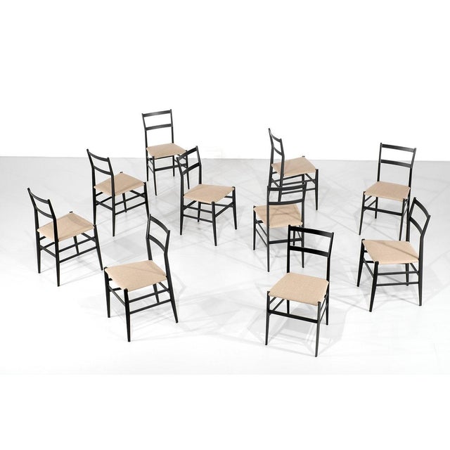 Wooden Superleggera Chairs by Gio Ponti for Cassina, Italy, 1957, Set of 10 For Sale - Image 15 of 15