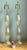 Metal Vintage Ribbed Murano Glass Table Lamps - Pair For Sale - Image 7 of 18
