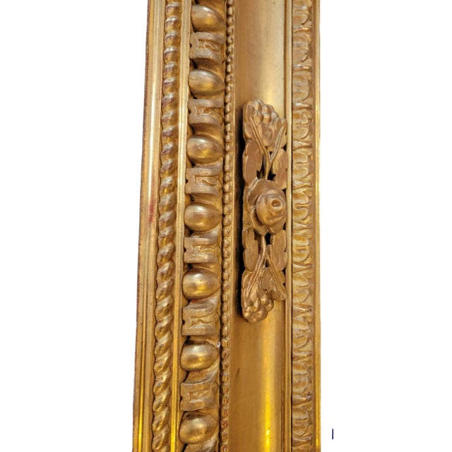 Late 19th Century Antique Russian 24k Plt Wooden Frame For Sale - Image 5 of 6