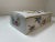 Vintage German Hand-Painted Porcelain Tissue Box Cover With Floral Decoration & Gold Trim For Sale In Philadelphia - Image 6 of 11