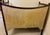 Greige 1940s Sleek Mid-Century Empire Walnut & Suede Settee For Sale - Image 8 of 9