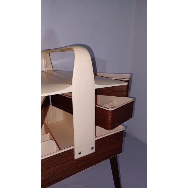 Mid-Century Sewing Box, 1960s For Sale - Image 10 of 18