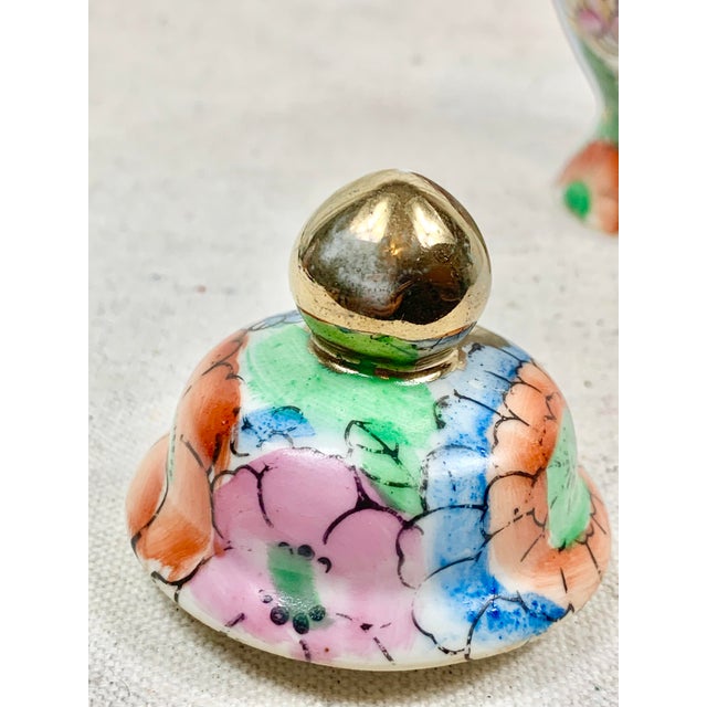 Vintage Small Floral Ginger Jar For Sale - Image 10 of 13