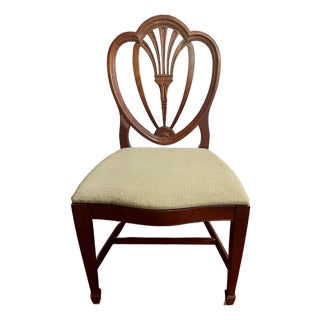 Drexel Shield Back Vintage Side Chair. For Sale