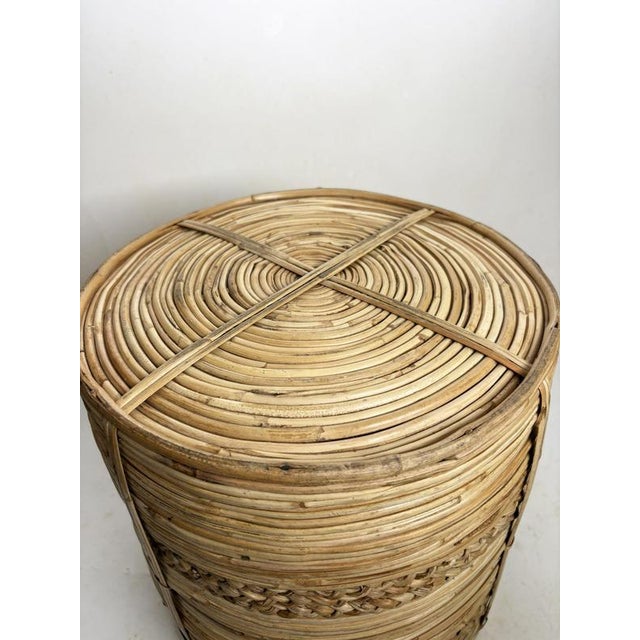 Vintage French Rush Basket, 1960 For Sale - Image 12 of 13