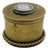 Late 19th Century English Victorian Heavy Brass Jewel or Collar Box For Sale