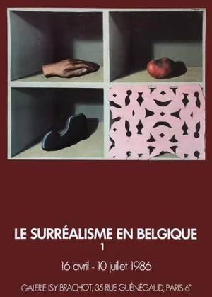 1986 René Magritte (After) Surrealism in Belgium Poster