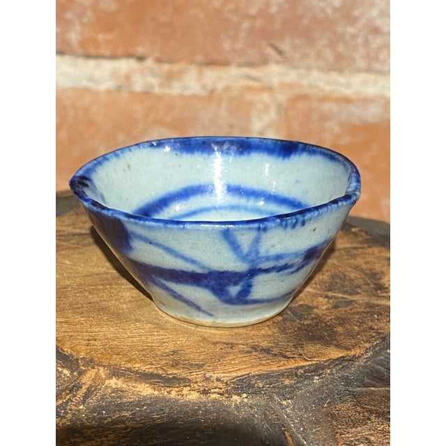 Small 19th Century Chinese Porcelain Blue & White Wine Cup For Sale - Image 9 of 9