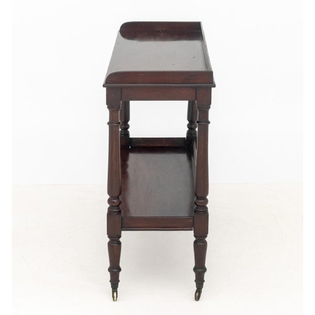 Victorian Mahogany Buffet Table For Sale In New York - Image 6 of 7