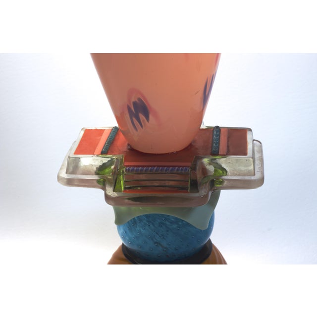 Contemporary Pizzichillo & Gordon Art Glass Sculptural Vessel For Sale - Image 3 of 4